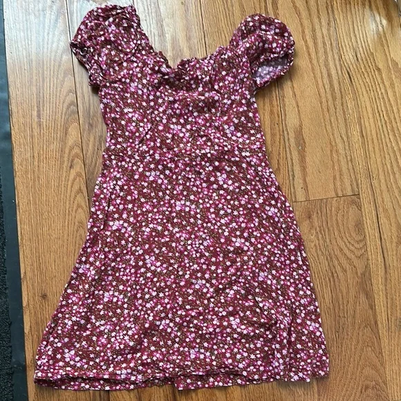 chinese dress ladies Old Navy Women's Blue Chambray Open Bow Back Short Sleeve A-Line Dress –  The Resell Club main image 0